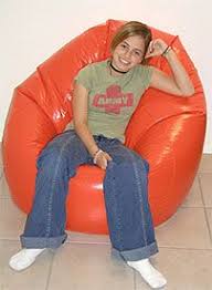Vinyl Bean Bag Chair We Had One Orange And One Yellow Matched The Love Beads Bean Bag Chair Childrens Bean Bag Chair Big Comfy Chair