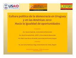 Beneficiarios Del Mides Son Vagos Asi Lo Senalan En La Investigacion Cultura Politica De La Democracia En Uruguay Y Las Americas 2012 Hacia La Igu Playbill