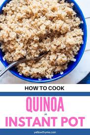 Instant Pot Quinoa How To Cook Perfect Quinoa In Instant Pot In 2020 Easy Instant Pot Recipes How To Cook Quinoa Instant Pot Dinner Recipes