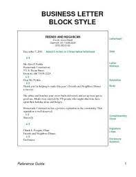 Block Letter Format Business Letter Business Letter Template Business Letter Format Business Letter Example