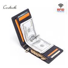 Free shipping on orders $100+ or $5 flat rate. Contact S Men Rfid Genuine Leather Money Clip Card Wallet Crazy Horse Thin Bifold Cash Clamp Cash Holder Male Slim Rfid Purse Money Clips Aliexpress