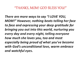 So if your mom is. 20 Ways To Say I Love You Mom