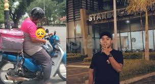 25 march at 18:03 · alor setar, malaysia ·. Ramai Tersentuh Hati Tengok Rider Bawa Anak Ketika Bertugas Hantar Makanan Siap Nak Sedekah Ekzos Helmet Viral Mstar