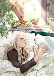 Sleepy Cuddles With Adar Avec Images Legolas Seigneur Des Anneaux Thranduill
