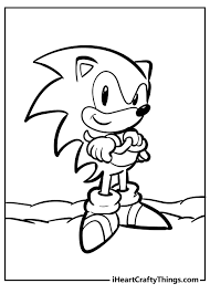 sonic the hedgehog coloring pages 100 free 2022