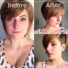 1 Year And 1 2 Growing My Hair And I M Back To The Pixie Asymmetric Shaved I M In Love