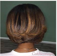 This hairstyle looks long in the side, but looks short in the back side. 30 Popular African American Short Bob Haircuts Bob Haircut And Hairstyle Ideas Hair Styles Short Bob Hairstyles Short Bob Haircuts