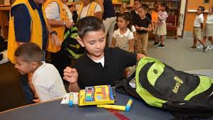 Anthony Rotary Club distributes free backpacks and school supplies