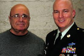 Last week SFC Cody Yates #291 and SGT Brent Sanford #629, presented TFC  Aaron Degourville #473 at Post 50 Capitol, with his 10 year service award.  We are grateful for his service and dedication!