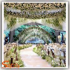 Certain types work best as everyday home decorations, while others are best used for parties and weddings. Hot Sale Artificial Flowers Hanging Wisteria Flower For Wedding Decoration China Artificial Flower And Flower Price Made In China Com
