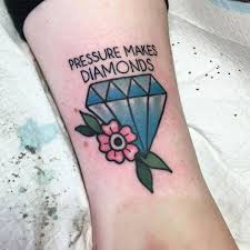 Pressure Makes Diamonds Tattoo By Avalondesu At Thegrandillusiontattoo In Melbourne Traditional Diamond Tattoo Diamond Tattoo Designs Diamond Tattoo Meaning