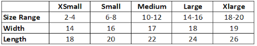 Youth Size Chart Help Desk Palmetto Moon