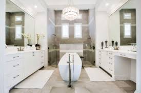 The homeowners found a mirror with a similar finish to the restoration hardware vanity for a cohesive look. 101 Beach Primary Bathroom Ideas Photos Home Stratosphere