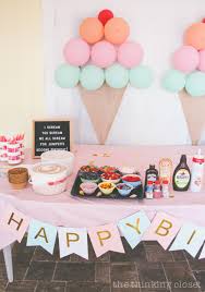 When you're ready to serve. Ice Cream Themed Birthday Party Favors
