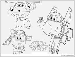 He is part of a band of superheroes, the super wings. Super Wings Coloring Page Free Coloring Pages Online