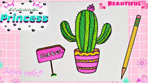 How To Draw Cactus Easy And Cute رسم نبتة صبار كيوت جدا جدا للجميع Enamel Pins Beautiful Enamel