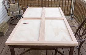 I made this diy round table top from a $55 sheet of maple plywood. Diy Outdoor Dining Table Craving Some Creativity