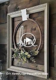 Recreez Ce Look Ferme Moderne Encadree Deco Murale Decoration Deco Maison