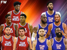 Heat star joins stacked roster diana taurasi and sue bird headline team usa roster for tokyo olympics. The Game Everyone Wants To Watch Team World Vs Team Usa Fadeaway World
