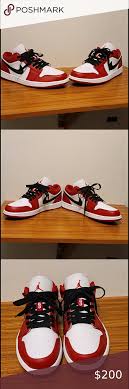 Air Jordan 1 Lows Gym Red To Chicago Colorway In 2020 Jordan 1 Low Air Jordans Jordans For Men