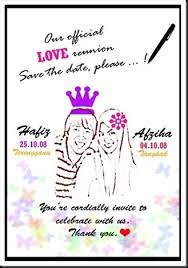 Kalau takda kad, macam mana nak menjemput ye tak? Template Kad Ucapan Kahwin Berbagai Bekalan Rumah