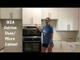 They're specially designed for our range and most of them include additional storage for cooking equipment. How To Install The Ikea Sektion High Cabinet With Oven And Micro Combo Youtube