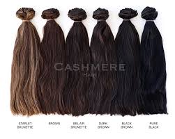 hair extension color chart colors shades cashmere hair