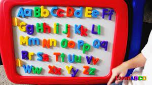 Leapfrog fridge phonics magnetic alphabet set: Fridge Letter Magnets Learning Abc Letter Alphabet Phonics And Abc Song For Children Youtube