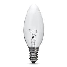 40w Watt Clear Candle Small Edison Screw Candle Light Bulb Ses E14 X 10 Candle Bulbs Light Bulb Candle Clear Candles