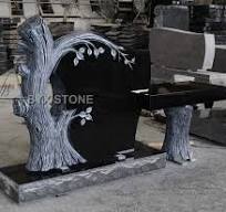 Shanxi Black Granite American Style Tree Shape Monument ...