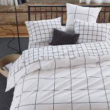 Black And White Grid Comforter Twin Grid Black Duvet Cover Full Bed Linens Luxury Black Duvet Stylish Bedroom Design