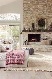 Enjoy the fire from the sofa, or perch on the ottoman's edge for extra warmth. Remodelaholic Decorating Around An Off Center Non Functional Fireplace