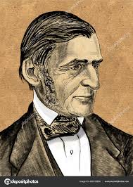 Ralph Waldo Emerson Who Went His Middle Name Waldo American Stock  Illustration by ©ypsg2008 #467610290
