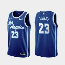 Keep a haute look for hoops games with lakers vander blue jerseys in the top styles like swingman, home, road and. Men S Los Angeles Lakers Lebron James Blue 2019 20 Classic Edition Jersey Los Angeles Lakers Basketball Jersey Lakers