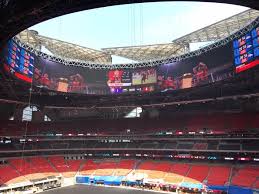 Maybe you would like to learn more about one of these? Atlanta Falcons Mercedes Benz Stadium Nears Opening With Halo Display Video Workflow Ready To Go