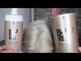 schwarzkopf blondme bleach review demo achieve white hair