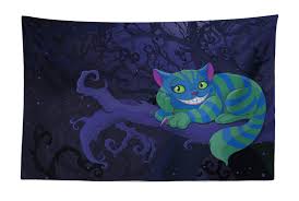 Game in the papa louie's restaurant management game series. Lunarable Alice In Wonderland Tapestry Chester Cat Sitting On Branch Fairytale Forest With Character Fabric Wall Hanging Decor For Bedroom Living Room Dorm 45 X 30 Purple Green Buy Online In Bahrain