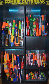 Nerf gun storage diy : Pin On Nerf Gun Storage And Display Cabinet