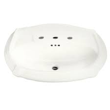 pedestal bathroom sink basin