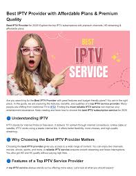 Best IPTV Provider with Affordable Plans & Premium Quality.pdf