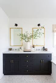 Black And White Farmhouse Bathroom Ideas Modern Farmhouse Bathroom Finds For An Easy Update Allisa Jacobs White Bathroom Inspiration White Bathroom Paint Bathroom Inspiration