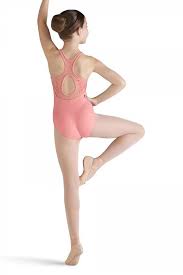 Mirella Racerback Keyhole Tank Leotard M365c