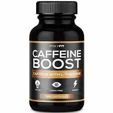 Caffeine Pills L Theanine Boost Energy Focus 120 Caps Nootropic Brain Supplement Polyfit Caffeine Pills Nootropics Theanine