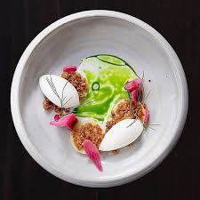 Spring On A Plate Beautiful Rhubarb Almond And Lychee Dessert By Minapizarropastry Of Betonynyc Truefoodies Fortruefo Photographing Food Food Food Design
