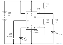 555 datasheet 555 duty cycle 555 metronome 555 reset function 555 time delay relay inverted 555 timer pulse generator. 555 Timer Astable Circuit Calculator