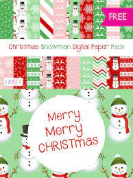 Free Printable Christmas Patterned Paper
