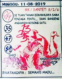 Syair Togel Hongkong Hari Ini 11 Agustus 2019 Pengikut