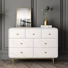 Check spelling or type a new query. Luxury Modern White 7 Drawer Accent Cabinet Storage Dresser Cabinet With Gold Legs Modern White 7 Drawer Accent Cabinet Storage Dresser Cabinet With Gold Legs For Sale
