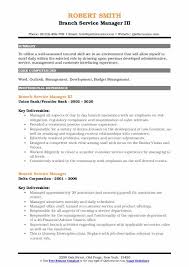 For instance, a small business might not be able to afford to hire a client manager, a client acquisition specialist. Branch Service Manager Resume Samples Qwikresume
