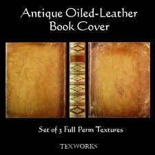 Light indigo book cover with fake skin texture. Second Life Marketplace Md Antique Oiled Leather Book Cover Boxed